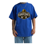 TSHIRT CAMPEONES AZUL
